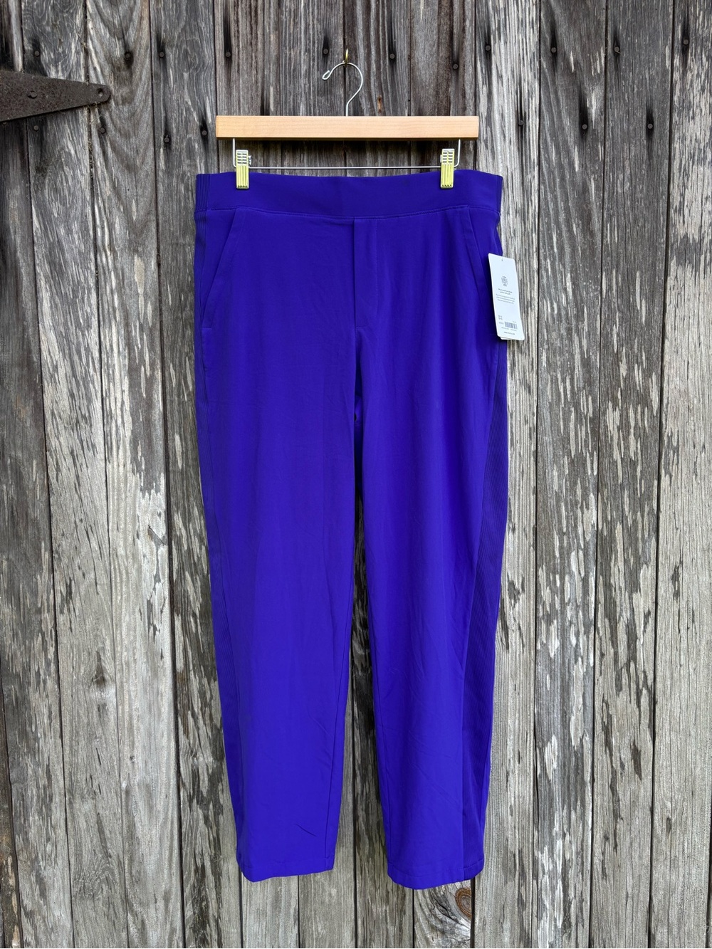 Athleta Brooklyn Lined Pants purple blue size 12